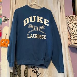 Duke lacrosse crew neck